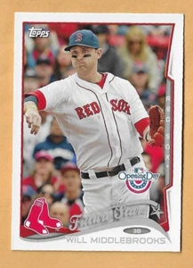 WILL MIDDLEBROOKS BOSTON RED SOX #75 - TOPPS OPENING DAY NM-MT 2014 - Picture 1 of 2