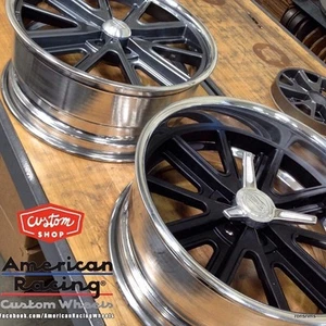 1)18x9" AMERICAN RACING 407's  SHELBY COBRA WHEEL CUSTOM BUILT ONLY FORD GM NEW - Picture 1 of 5