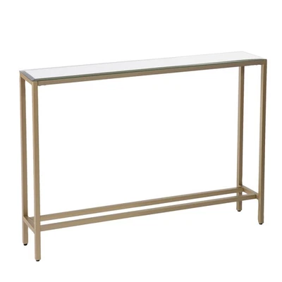 Southern Enterprises Darrin Narrow Console Table, 36" W, Metallic gold, AMZ79... - Image 1 of 4