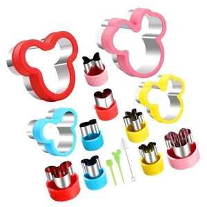 Elfkitwang Minnie Thema Ausstechformen Set, Minnie Kopf Cartoons Formen Kochen... - Bild 1 von 8