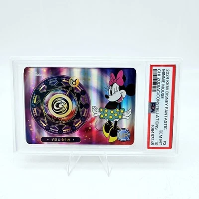 Disney Minnie Mouse PSA 10 Kakawow Astrology Zodiac Sign Taurus #2 Pop 1  - Image 1 of 3