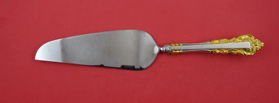 Servidor de pastel Golden Medici de Gorham de plata esterlina HH WS 11" Foto 1 de 2