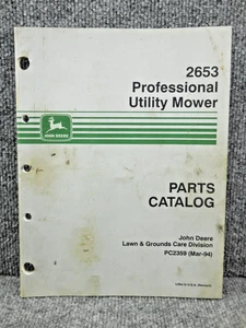 Manual de catálogo de piezas de cortacésped John Deere 2653 genuino de fábrica OEM PC2359 - Imagen 1 de 4