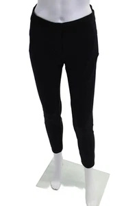 Veronica Barba donna pantalone elegante skinny elasticizzato con cerniera blu tinta unita taglia 2 - Foto 1 di 6