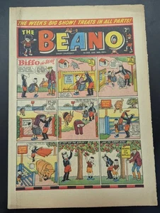 Beano Comic No 632 August 28th 1954, Biffo the Bear, Black Title - Picture 1 of 4