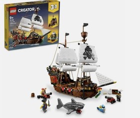 LEGO Creator Pirate Ship 3in1 (31109) Building Toy Complete Set 1260 Pcs NEW