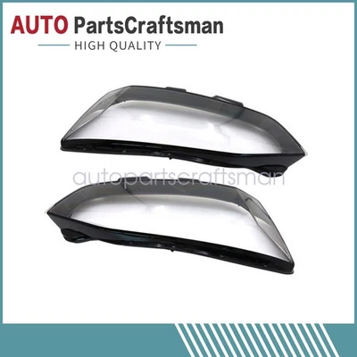 Cubierta transparente del objetivo del faro izquierdo derecho para Audi A5 S5 RS5 2017-2020 Foto 1 de 4