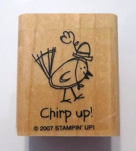 Stampin' Up! "Zwitschern!" Punny Vogel Gummistempel - Bild 1 von 6