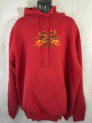 Sudadera con Capucha Patinador Vintage Y2K Año del Dragón Suelta Estilo Jnco XL De Colección Foto 1 de 4