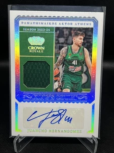 2023-24 Crown Royale Euroleague Juancho Hernangomez King’s Crown Patch Auto /49 - Picture 1 of 2