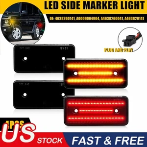 Luces LED de humo delanteras traseras + laterales para Mercedes W463 G63 G550 2002-2014 - Imagen 1 de 12