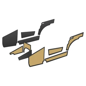 Austin-Healey Sprite 1 Kit Assetto Vinile Nero 1959-1961 Frogeye 645-500 - Foto 1 di 3