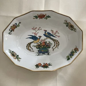 Johnson Bros “Bird Of Paradise” Serving Bowl England Antique 9 3/4” Gold Edge - Picture 1 of 9