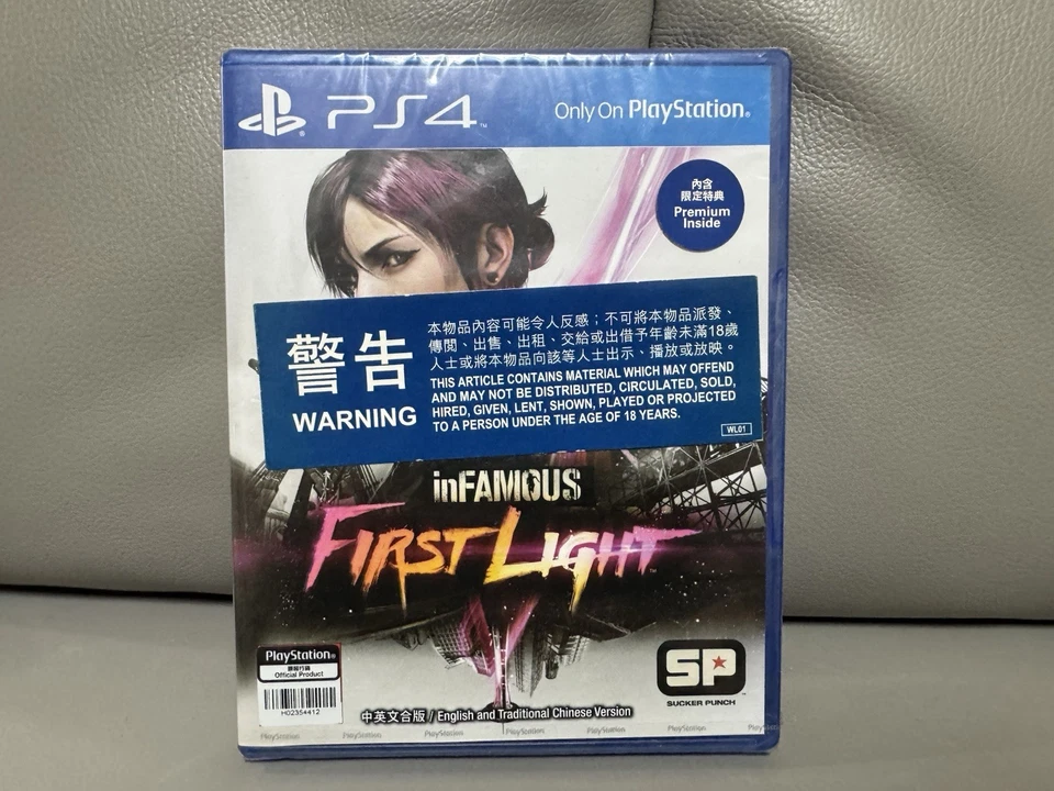 Infamous первый свет PS4 Азии английский и китайский версии совершенно новый запечатанный - Изображение 1 из 4