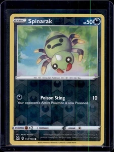 Spinarak SWSH11: Lost Origin Pokémon 112/196 Reverse Holo NM+ - Bild 1 von 2