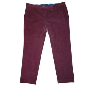 Lauren Ralph Lauren Maroon Corduroy Pants Men's 46/32 Slacks Trousers Burgundy - Picture 1 of 8