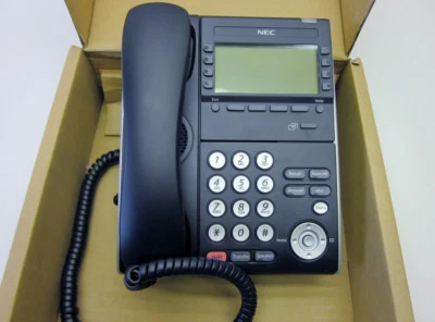 NEC DT700 SERIES ITL-8LDE-1 Black 8-BUTTON IP PHONE NEW - Image 1 of 2