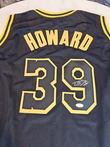 Dwight Howard Autographed/Signed Jersey JSA Sticker Black Custom Jersey - Picture 1 of 7