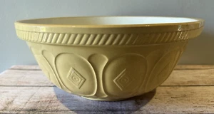 Vintage Green & Co Mixing Bowl 33cm Gresley England Mason Cash Style Stoneware - Bild 1 von 10