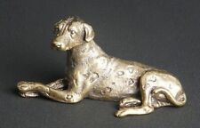 Dalmatyński pies ornament vintage retro disney 101 figurka złoty połysk antyczny USA