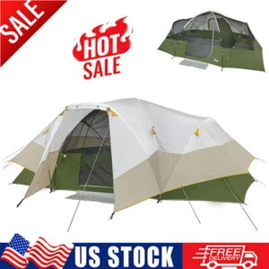 8 Person Tent Waterproof Family Portable Camp Outdoor Cabin Dome Double Layers - Picture 1 of 12