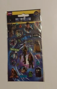 BBC Dr. Who Fun Foiled Sticker Sheet NEW - Picture 1 of 10
