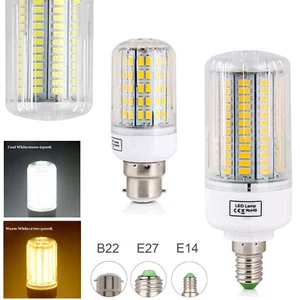 E27 E14 B22 LED Lights Bulbs 5730 SMD Chip Corn Lamps Incandescent 20-160W 220V - Picture 1 of 20