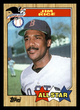 1987 Topps Jim Rice HOF All-Star Boston Red Sox #610 NM-MINT