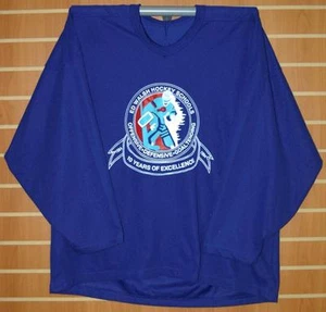 Ed Walsh Hockey Schools CCM Authentic Blue Hockey Jersey - XL - Picture 1 of 1