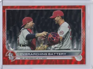 #/299 Molina & Wainwright ▪ 2022 Topps Serie 2 NARANJA Batería General #473 - Imagen 1 de 2