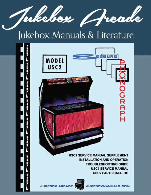 ¡NUEVO! Servicio Seeburg USC2, piezas, manual de instalación, ¡el más completo! Con USC1 Foto 1 de 1