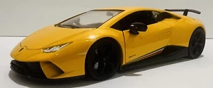 JADA Toys Hyper-Spec Lamborghini Huracan Performante Yellow 1:24 Scale Diecast - Picture 1 of 9