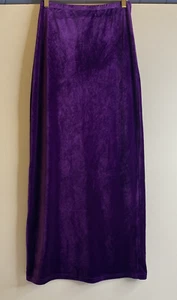 Princess Polly Skirt Women 10 Purple Velvet Maxi Stretch Party Witchy Gothic - Picture 1 of 16