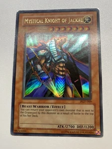 Yugioh Mystical Knight Kf Jackal Ultra Rare Unlimited PGD-069 HP - Picture 1 of 24