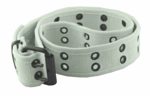 Cinturón MM para hombre algodón estilo militar blanco - Imagen 1 de 1