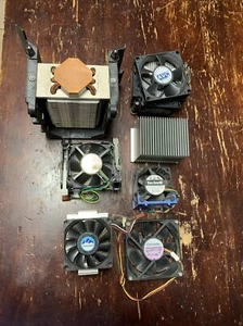 CPU Fans and Heat Sinks Mix Lot - Picture 1 of 24