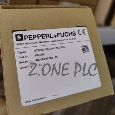 1pcs New Pepperl+Fuchs  UC6000-30GM-IUR2-V15 Air Ultrasonic Ceramic Transducers - Image 1 of 2