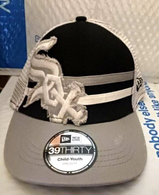 Chicago White Sox New Era 39Thirty Child-Youth Flex Fit hat cap - Image 1 of 4