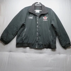 MEN'S CHASE AUTHENTIC BUD BEERS DALE EARNHARD BLACK FULL ZIP LINED JACKET XL - Picture 1 of 11