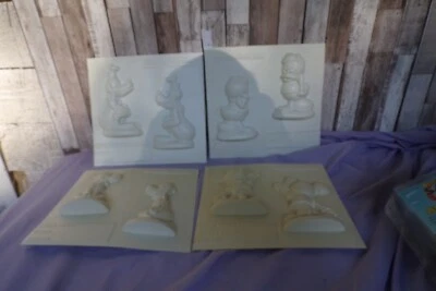 Lote de 4 moldes de azúcar dulces de plástico Wilton Walt Disney Productions Foto 1 de 4