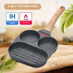 Egg Burger Maker Pan Non-stick Breakfast Making Pan Kitchenware Cooking Utensils - Picture 1 of 18