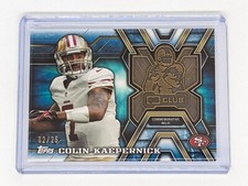 2014 Topps Quarterback Club Gold TQC-CK Colin Kaepernick /25 San Francisco 49ers