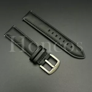 Correa de reloj de cuero genuino satinado 18 20 22 mm liberación rápida se adapta a Citizen - Imagen 1 de 5