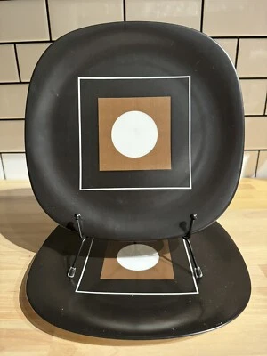 Block Langenthal Transition Circle in The Square 10” Dinner Plate MCM Vintage - Image 1 of 4