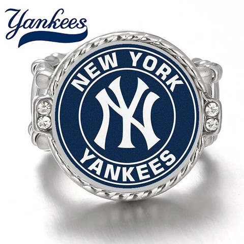 Special New York Yankees Women's Adjustable Silver Ring w Gift Pkg D12 Cover