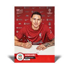 Nunez joins Reds!  TOPPS NOW  Card  FIRST     LIVERPOOL ROOKIE CARD