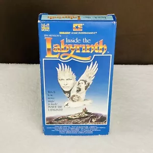 RARE! Vtg 1987 Inside the Labyrinth VHS David Bowie Henson PROMO Screening Copy! - Picture 1 of 11