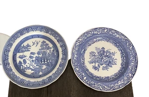 2 Stück The Spode Blue Room Sammlung Willow und Byron Gruppen - Bild 1 von 6