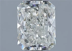 Radiant Cut 1,70 Karat zert. AGI natürlicher abgebauter Diamant lose J Farbe VS2 Reinheit - Bild 1 von 2