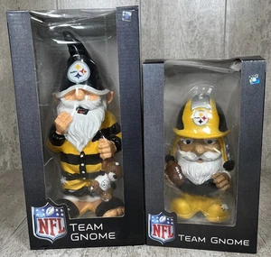 Forever Collectibles NFL Pittsburgh Steelers Team Gnome Statue Lot (2) - Picture 1 of 5